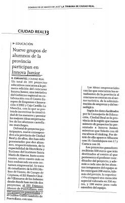 I edición de Innova Junior de la JCCM